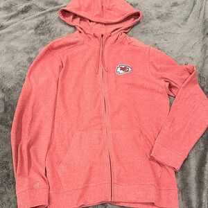 Kansas City Chiefs Red Zip-Up Hoodie